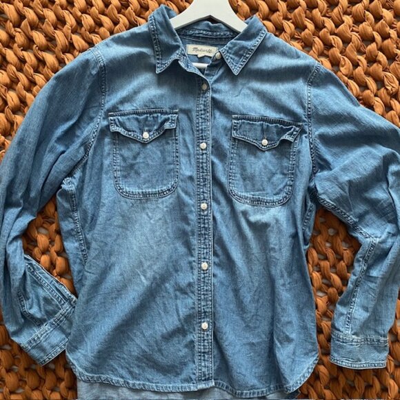 Madewell Jean Shirt - Picture 2 of 3